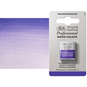 Winsor & Newton Professional Watercolor Half Pan - Ultramarine Violet