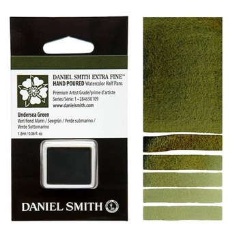 Daniel Smith Watercolor Half Pan - Undersea Green