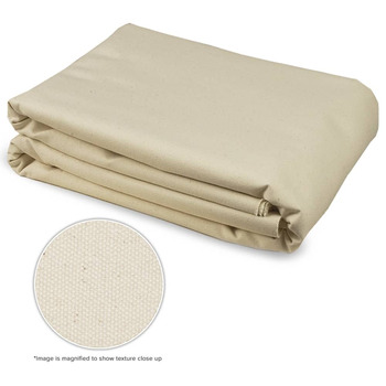 Unprimed Cotton Duck #10 Blanket (15 oz.) 60" x 6 Yards - Uniform Canvas Surface