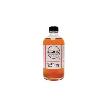 Gamblin Cold Pressed Linseed Oil 2 oz Bottle
