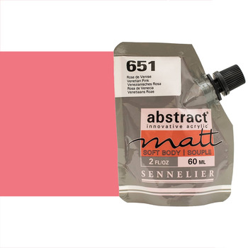 Sennelier Abstract Matt Soft Body Acrylic - Venetian Pink, 60ml