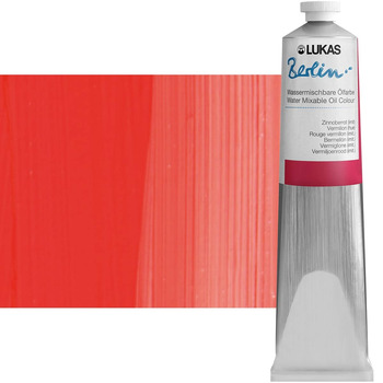 LUKAS Berlin Water Mixable Oil Vermilion Hue 200 ml Tube
