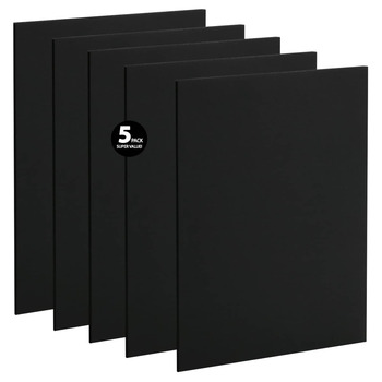 Viewpoint Acid-Free Black Foam Backing 16x20", 1/8" Thick 5 Pack