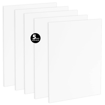 Viewpoint Acid-Free White Foam Backing 13x19", 1/8" Thick 5 Pack