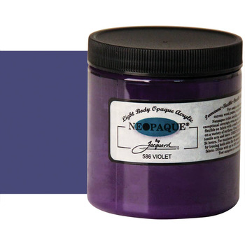 Jacquard Neopaque Fabric Color - Violet, 8oz Jar