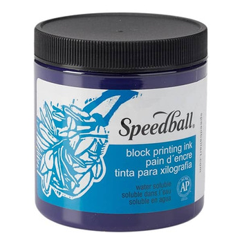 Speedball Block Printing Water-Soluble Ink 8oz - Violet