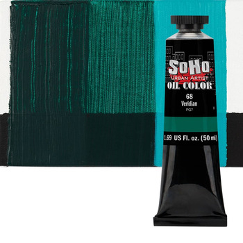 Soho Artist Oil Color Viridian, 50ml Tube