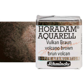 Schmincke Horadam Watercolor Volcano Brown Half-Pan