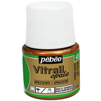 Pebeo Vitrail Color Opaque Warm Gold 45 ml