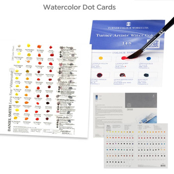 Watercolor Paint Dot Cards