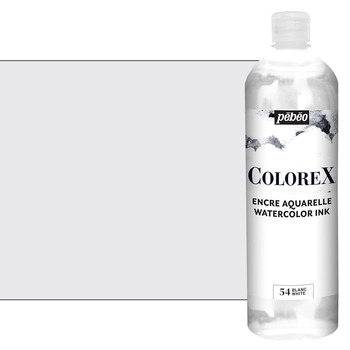 Pebeo Colorex Watercolor Ink, White 1 Liter