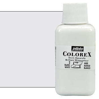 Pebeo Colorex Watercolor Ink White, 250ml