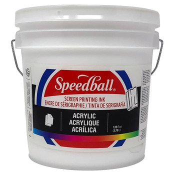 Speedball Acrylic Screen Printing Ink 1 Gallon - White