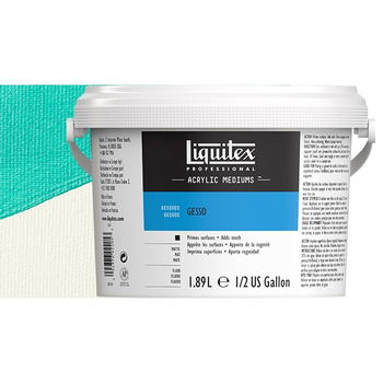Liquitex Acrylic Gesso Surface Prep White Gesso 1/2 gallon