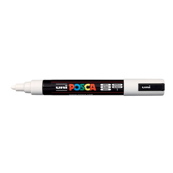 Posca Acrylic Paint Marker 1.8-2.5 mm Medium Tip White