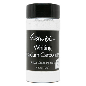 Gamblin Dry Pigment - Whiting Calcium Carbonate, 65 Grams