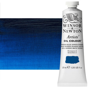 Winsor & Newton Artists' Oil - Winsor Blue Green Shade, 37ml Tube