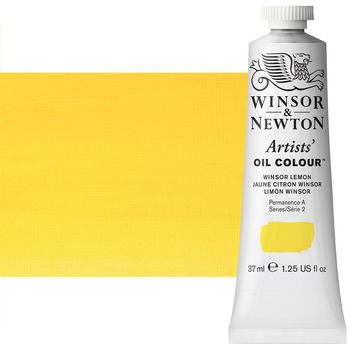 Winsor & Newton Artists' Oil Color - Winsor Lemon, 37ml Tube