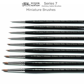 Winsor & Newton Series 7 Kolinsky Sable Miniature Round Brushes