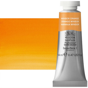 Winsor & Newton Professional Watercolor - Winsor Orange, 14ml Tube