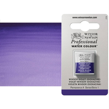 Winsor & Newton Professional Watercolor Half Pan - Winsor Violet Dioxazine