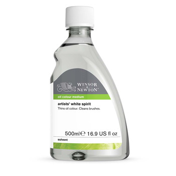 Winsor & Newton Oil Color Solvents - White Spirit, 500ml Bottle