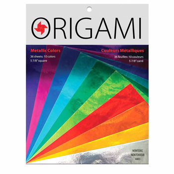 Yasutomo Origami Paper Foil Metallics 5-7/8" (Pack of 36)