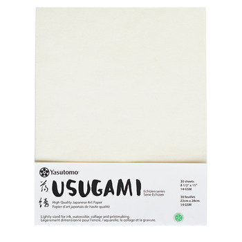 Yasutomo Usugami Paper - 8.5"x11", 14gsm (30 Sheets)