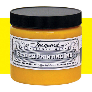 Jacquard Screen Printing Ink 16 oz Jar - Yellow