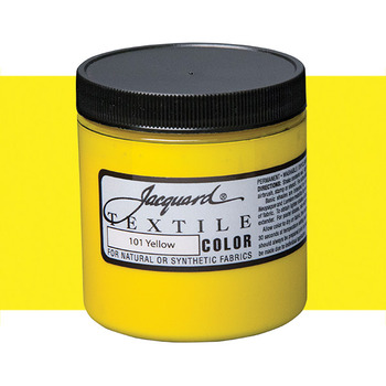 Jacquard Permanent Textile Color 8 oz. Jar - Yellow