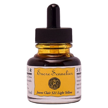 Sennelier Shellac Ink 30ml Bottle - Yellow Light
