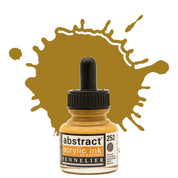 Sennelier Abstract Acrylic Ink - Yellow Ochre, 30ml