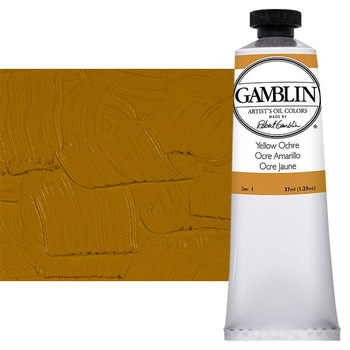 Gamblin Artists Oil - Yellow Ochre, 37ml Tube