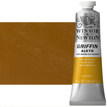 Winsor & Newton Griffin Alkyd Fast-Drying Oil Color - Yellow Ochre, 37ml Tube