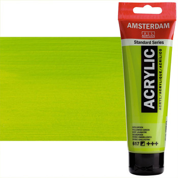 Amsterdam Standard Series Acrylic Paints - Yellowish Green, 120ml