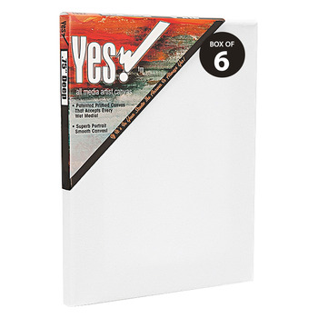Yes! All Media Cotton Canvas 22"x28", 3/4" Deep (Box of 6)