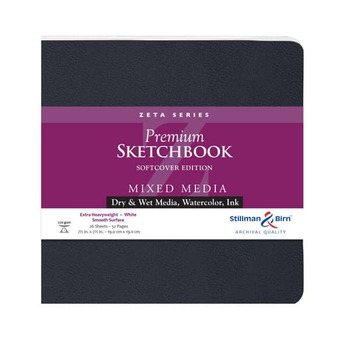 Stillman & Birn Zeta Series 7.5X7.5 Softbound Square Sketchbook