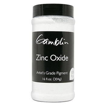 Gamblin Dry Pigment - Zinc Oxide, 304 Grams