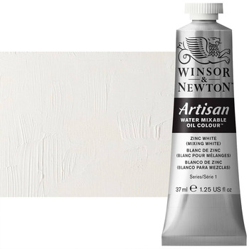 Winsor & Newton Artisan Water Mixable Oil Color - Zinc (Mixing) White, 37ml Tube